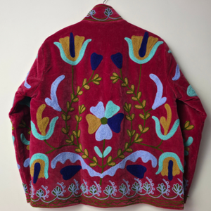 Morvi-Fab 2026 #51 Latest <b>Women</b>’s Suzani Embroidered Jacket – Colorful Floral Designer Ethnic <b>Outerwear</b> - Product Image 5