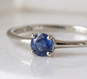 14K Gold Plated Eternity Vermeil Solid 925 Sterling <b>Silver</b> <b>Emerald</b> Quartz Prong Setting Minimalist Tiny Dainty <b>Ring</b> - Product Image 1
