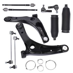 Kit de pièces de suspension Mitsubishi Outlander 2007-2017 : bras de suspension inférieurs avant, biellettes de direction, barres stabilisatrices – Référence D0100XU6TBY - Product Image 5