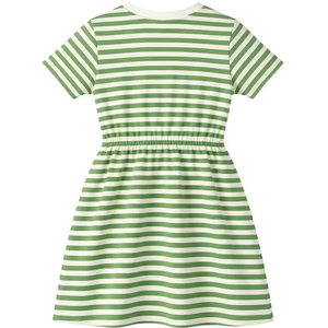 Girls' Teen Plus Size Short Sleeve Knee-Length Layered Chinese Style Breathable Dress V-neck Decorative Waistband Real Pockets - Product Image 3