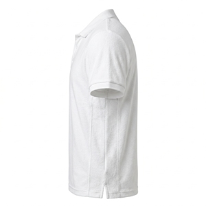 เสื้อโปโลแขนสั้นผู้ชาย ผ้าคอตตอนถัก 100% สำหรับเล่นกอล์ฟ แห้งเร็ว สกรีนโลโก้ได้ ใส่สบายๆ - Product Image 2