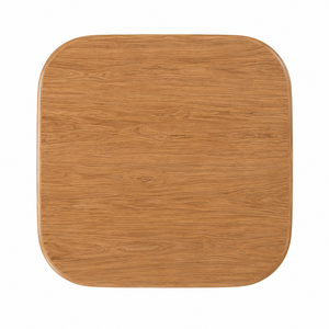 Scandinavian <b>Rounded</b> Square <b>Solid</b> Teak <b>Wood</b> Eco-Friendly Durable Waterproof <b>Dining</b> Side <b>Table</b> Six Support Legs Hexagonal Open - Product Image 4