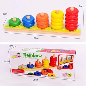 Juguete Educativo de Madera Montessori, Palitos de Cuentas para Clasificar por Color y Contar, Rompecabezas de Aprendizaje Temprano - Product Image 2