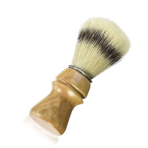 High Demanded Wholesale Vegan Synthetic Wood Handle Bikini Men Shaving Brush Hair Removal Tegra Surgical CO CE Certified Salon - Product Image 6