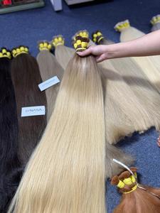 เทรนด์ฮิต โอมเบร # ผมต่อแบบเส้นบางสี 6/16 สำหรับเด็ก ราคาขายส่งจากโรงงาน ผมตรงเวียดนามแท้ 60 65 ซม. - Product Image 5