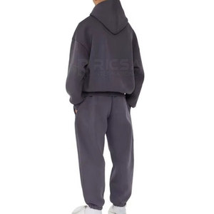 Survêtements amples pour hommes, style streetwear moderne, à capuche, couleur unie, coupe classique, pour l'hiver, décontractés, pour le fitness, l'entraînement, le jogging, les voyages et les loisirs - Product Image 2