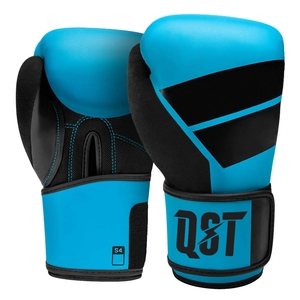 Guantes de Boxeo Profesionales de Microfibra con Cierre de Velcro Ajustable para Entrenamiento, Guantes de Boxeo con Acolchado Grueso - Product Image 1
