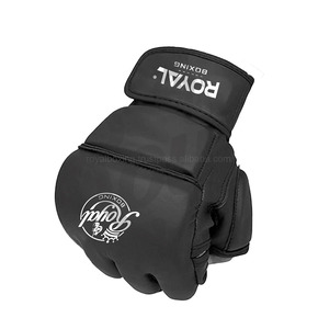 Gants de boxe professionnels en cuir avec logo personnalisé, poignées pour enfants, vente en gros d'usine, arts martiaux, matériau PU personnalisable - Product Image 4