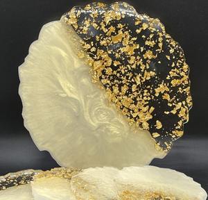 Juego de Posavasos de Resina Epoxi Hechos a Mano de Primera Calidad, Modernos y Decorativos, para Tazas de Café, Venta al Por Mayor - Product Image 1