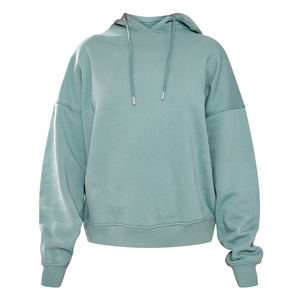 เสื้อฮู้ดดี้ผ้าฝ้ายหนานุ่มสไตล์สตรีท แบรนด์ VIBE CRAFT ดีไซน์ OEM คุณภาพสูง ทรงหลวม แขนเสื้อแบบดรอปโชว์เดอร์ ล้างสีแบบแอซิด เหมาะสำหรับฤดูใบไม้ร่วง - Product Image 2