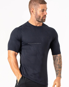 Camiseta Deportiva de Compresión Personalizada para Hombre, Cuello Redondo, Calidad Premium, Secado Rápido, Transpirable, Spandex, Poliéster, Corte Ajustado, Color Sólido - Product Image 2