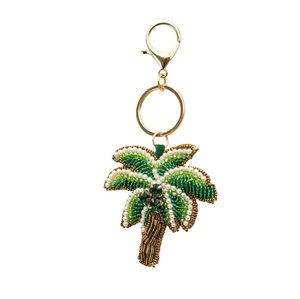 Colorful Seed Beads Embroidered <b>Keyring</b> Gift Accessory Fashion Seed Beads Beaded Keychain Handmade Craft Gift - Product Image 1