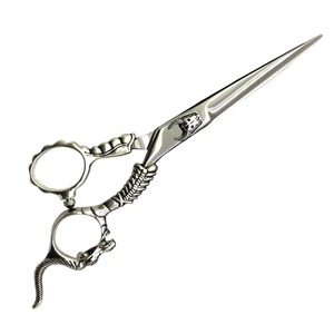 Best Quality Professional Barber Scissors Hair Cutting <b>Shears</b> Hair Dressing Custom Logo 4Cr13 Stainless Steel Right-Handed <b>Top</b> - Product Image 4