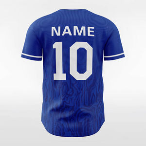 Camiseta de Béisbol Personalizada, Cosida/Estampada, con Botones, Uniforme Deportivo para Hombre y Mujer - Product Image 3