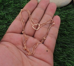 Collar con Colgante de Corazón Vintage de Plata de Ley 925, Chapado en Platino, Amuleto de Amor, Joyería Fina Romántica, Regalo de Aniversario - Product Image 3