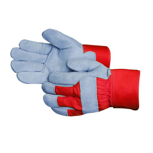 Top Ranked Cowhide Split Leather Working Gloves Heavy Duty Abrasion Resistant Soft & <b>Comfortable</b> Construction Rigger Gloves - Product Image 1