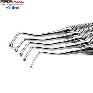 Professional Dental 5Pcs Ball Burnishers Composite Filling Plugger Explorer Root Canal Pulp Spreader Scaler Medic Instruments - Product Image 4