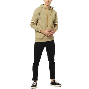 Sweat-shirts et sweats à capuche pour hommes grande taille avec logo personnalisé, en coton et polyester de haute qualité, teinture unie, épaules tombantes, style streetwear pour l'hiver - Product Image 2