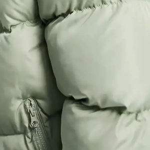 Blousons matelassés pour hommes 2025 de haute qualité, couleur unie, en tissu personnalisé, rembourrés en coton, coupe oversize, zippés, pour l'hiver - Product Image 6