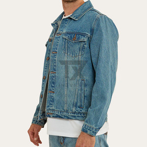 Newest Style <b>Denim</b> Jean <b>Jacket</b> for Men's Long Sleeves Men Clothing Breathable <b>Denim</b> Men's <b>Jackets</b> - Product Image 3