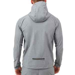 Men's Streetwear <b>Rain</b> Running <b>Jacket</b> Outdoor Sports Nylon Softshell Waterproof Woven Windbreaker for Men Custom Logo Design - Product Image 4