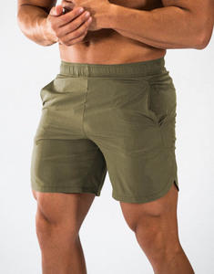 Customized Logo Outdoor <b>Men</b> Gym <b>Shorts</b> Polyester Quick Dry Gym Sweat <b>Shorts</b> Pants <b>Men</b> Sport Gym Clothing <b>Men</b> Celana Pendek <b>Red</b> - Product Image 5