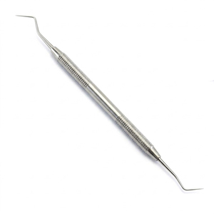 Sonde endodontique dentaire en acier inoxydable à double extrémité avec manche creux pour diagnostic et instruments chirurgicaux de canaux radiculaires - Product Image 2