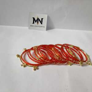 Elegant Handmade <b>Glass</b> <b>Bangles</b> Set Women Stylish Traditional Bridal Wedding Wear Colorful Fashion Chudi Set Crafts - Product Image 3
