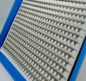 Extensions de cils en volume PBT naturelles, longues et douces, en éventails pré-faits à base pointue, en cheveux synthétiques, pour plateaux de cils Private Label XL XXL - Product Image 1