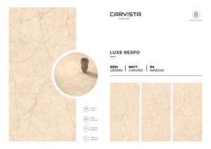 Azulejos de Porcelana Tallados de Alta Calidad, 60x120cm, 600x1200mm, 24x48 Pulgadas, Elegantes Azulejos para Paredes y Pisos Interiores con Superficie Tallada - Product Image 4