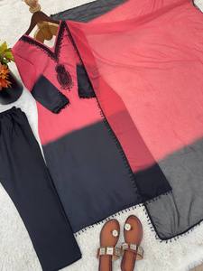<b>Presenting</b> New Designer Party Wear Look Top Plazzo and Dupatta With Heavy Embroidery Beads Work - Product Image 5