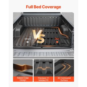 Tapete de TPE de Alta Resistencia para Camioneta, Ajuste Personalizado para Nissan Frontier 2022-2026, Protección para Todo Clima, Accesorio para Carga de Camioneta - Product Image 4