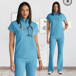 Uniformes Médicos Personalizados con Logotipo OEM, Producto Nuevo de Alta Calidad, Uniformes para Hospitales Dentales, Conjuntos de Uniformes Médicos Unisex para Salones de Belleza y Enfermeras - Product Image 2