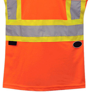 Customized Logo Work T-shirt Wholesale High Quality <b>Construction</b> Safety Clothing Shirts Reflective Hi Vis Work Shirt - Product Image 3
