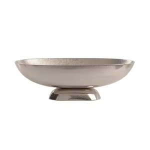 Bol à fruits secs élégant en métal, plat de service décoratif pour la table, cadeau pour la maison, les mariages et les fêtes - Product Image 2