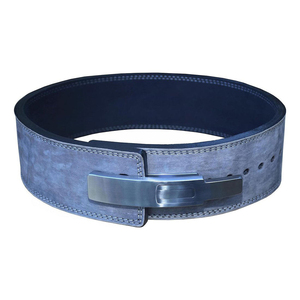 High Quality Cowhide Heavy Duty <b>Strength</b> <b>Training</b> Weightlifting Lever Belt Breathable Back Support Non-Slip Adjustable Safety - Product Image 3