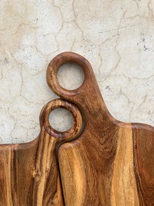 Handmade Wooden Chopping Board | Natural <b>Wood</b> Cutting & Serving Board | Eco-Friendly Kitchen Accessories - Product Image 2