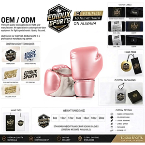 Guantes de Boxeo de Cuero Vacuno de Primera Calidad, Guantes de Boxeo de Cuero Personalizables, Guantes de Boxeo Deportivos de Buena Calidad en Oferta - Product Image 6