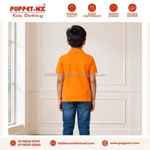 Camiseta Polo Naranja de Alta Demanda para Uniformes Escolares, Uniformes Personalizados para Clases, Camiseta Polo de Manga Corta - Product Image 3