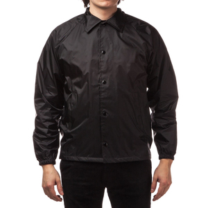 High Quality Custom Nylon /Polyester <b>Coaches</b> Jacket Custom Men's Black <b>Coaches</b> Jackets Windproof Autumn Wear Unisex Jackets - Product Image 1