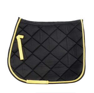 Premium Sheepskin Horse Saddle Pad Set with Matching Ear <b>Bonnet</b> | Hexagon Quilted Equestrian Saddle Cloth | Horse Riding - Product Image 3