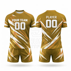 Tenues de sport bleues et blanches personnalisées avec ajustement flexible, tissu durable pour les matchs et les entraînements de haute intensité - Product Image 5