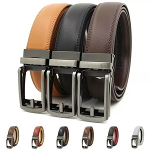 Wholesale Men's Fashion Genuine Leather <b>Belt</b> Automatic Buckle Casual Waist <b>Belt</b> - Product Image 4