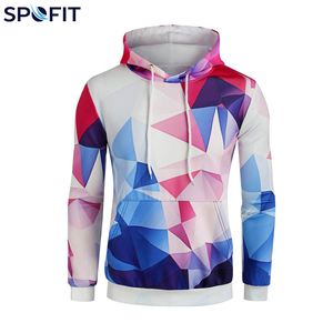 Sudaderas con Capucha para Hombre, Estilo Urbano, Holgadas, con Logotipo Personalizado, Sudaderas con Capucha Sublimadas, con Bolsillo Tipo Canguro, para Otoño e Invierno - Product Image 3