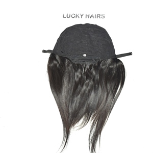 Perruque Lace Front HD sans colle en cheveux naturels indiens Remy vierges à 100 %, lisses, aspect naturel, doux et soyeux, pour femmes, avec extensions à clips - Product Image 1