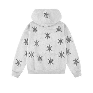 Diseña Tu Propia Sudadera con Pedrería para Hombre, Sudadera con Pedrería de Corte Ajustado, Sudadera con Pedrería Personalizada para Hombre - Product Image 2