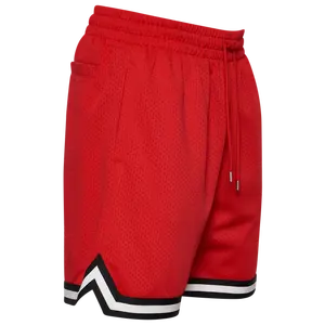 Shorts de basquete de malha 100% poliéster para corrida, moda com estampa de sublimação, shorts de corrida de malha personalizados para o verão