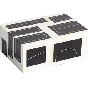 Innovative High Quality <b>Clear</b> Resin & MDF Crafts Inlay <b>Box</b> Custom Color Artistic Luxury Packaging for Jewelry Rings Handmade - Product Image 1