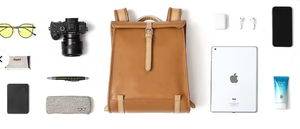 vintage style travel <b>backpack</b> laptop <b>backpack</b> men women durable stitching strong zipper spacious compartments large capacity - Product Image 5