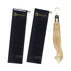 Astrid 14x60 CM Logo Personnalisé PVC Plastique Affichage Emballage Cintre Perruque Extensions de Cheveux Sacs - Product Image 1